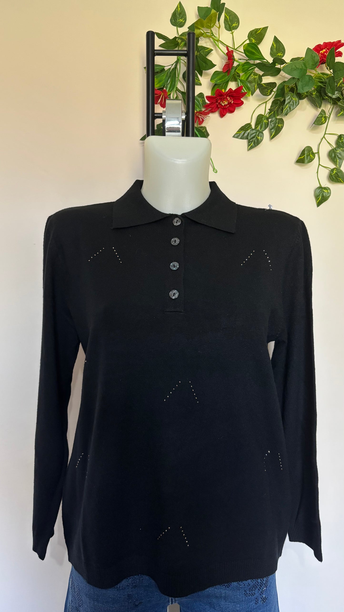 Maglia colletto con bottoni