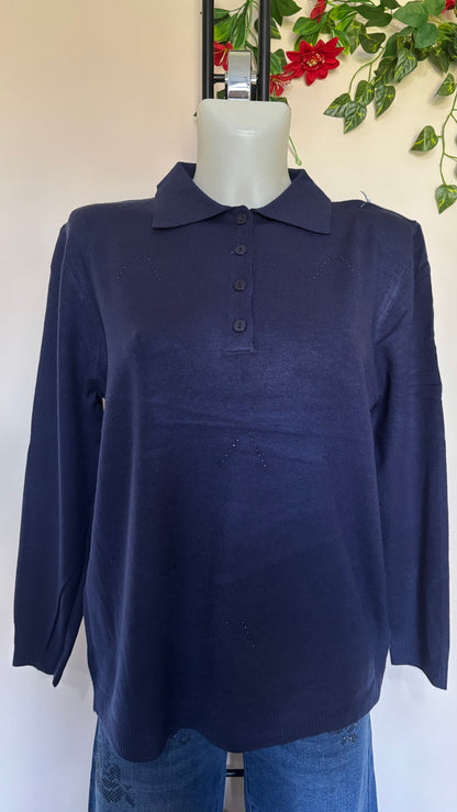 Maglia colletto con bottoni