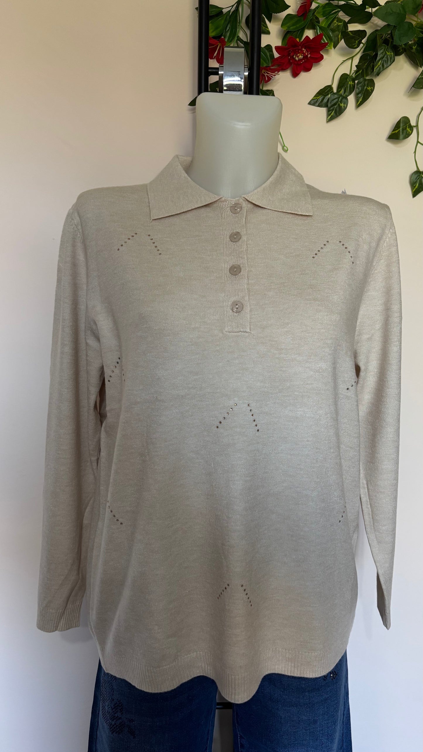 Maglia colletto con bottoni