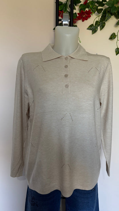 Maglia colletto con bottoni