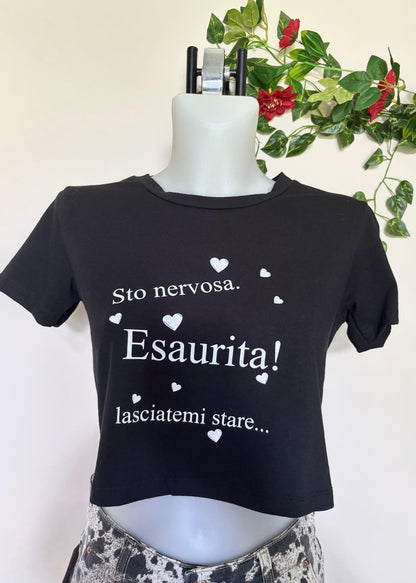 T-shirt crop