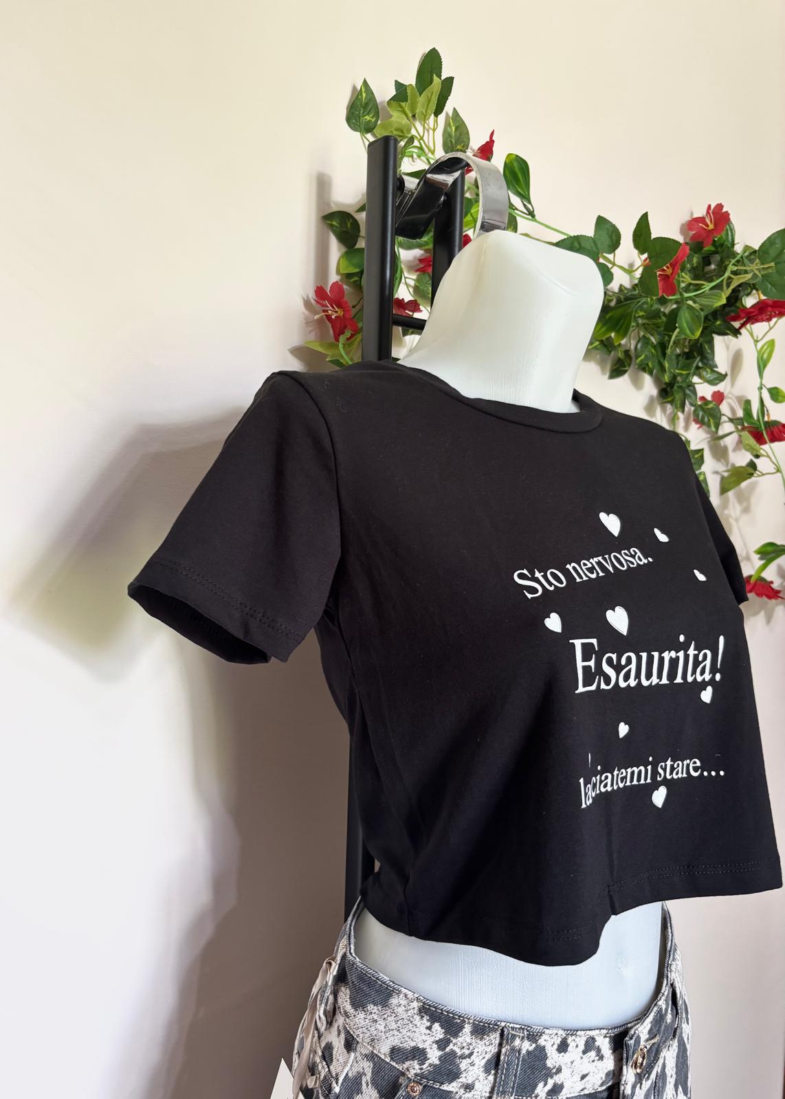 T-shirt crop