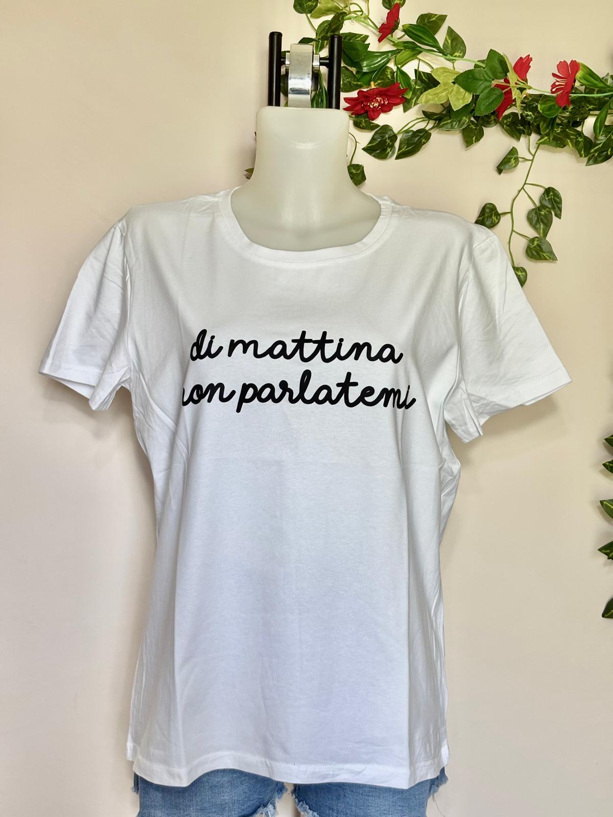 T-shirt scritte stampate