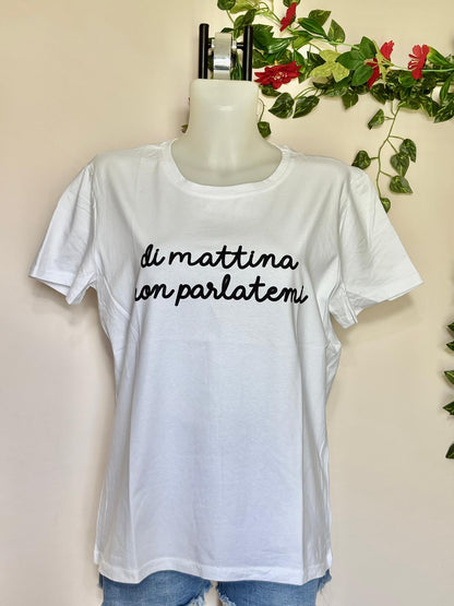 T-shirt scritte stampate