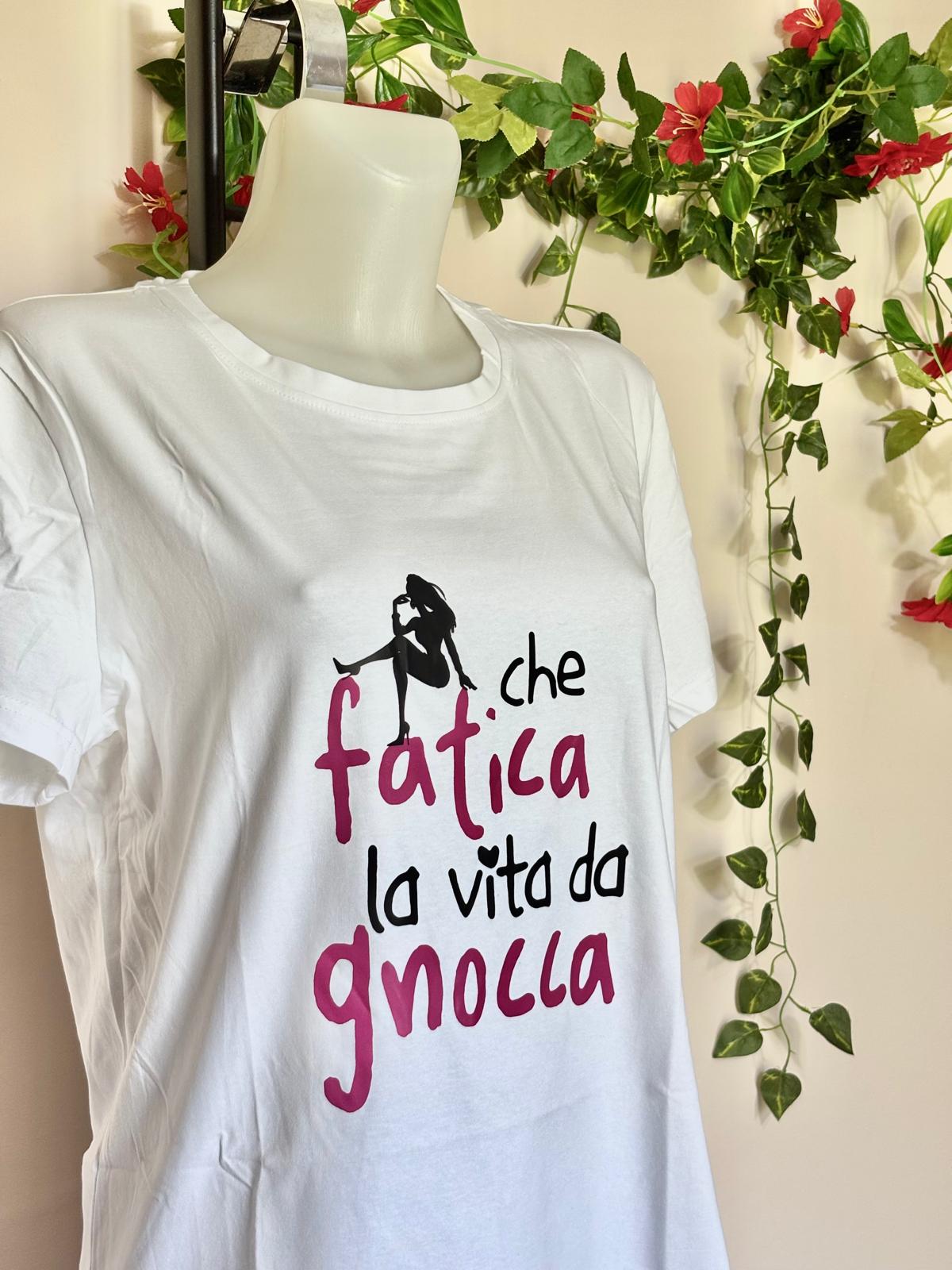 T-shirt scritte stampate