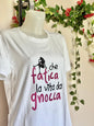 T-shirt scritte stampate