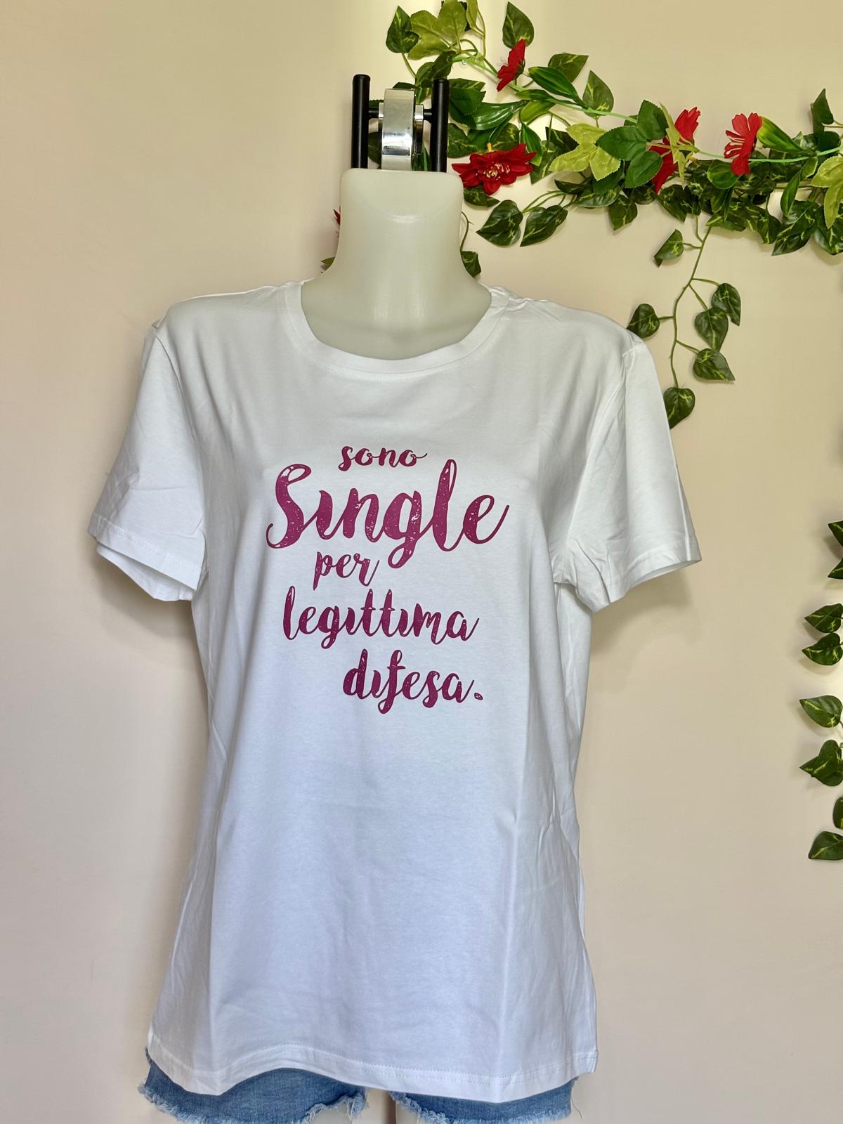 T-shirt scritte stampate
