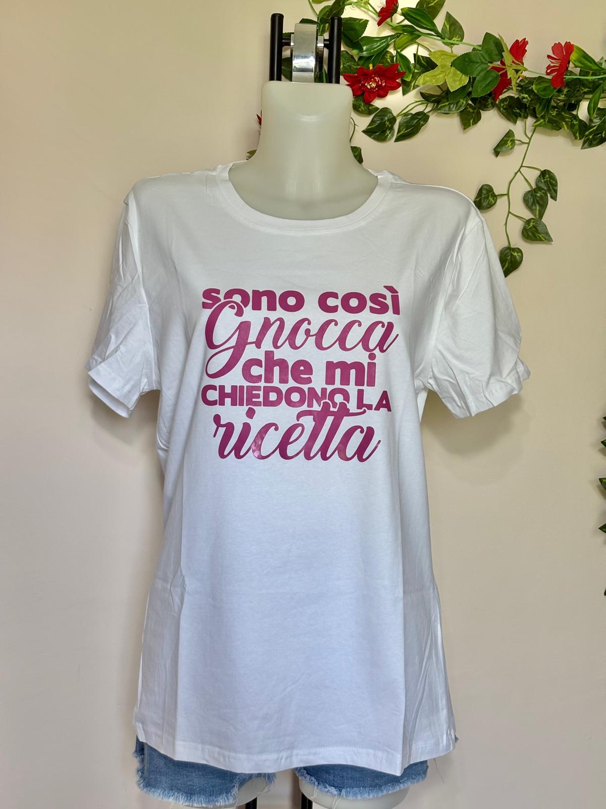 T-shirt scritte stampate