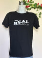 T-shirt scritta "REAL"