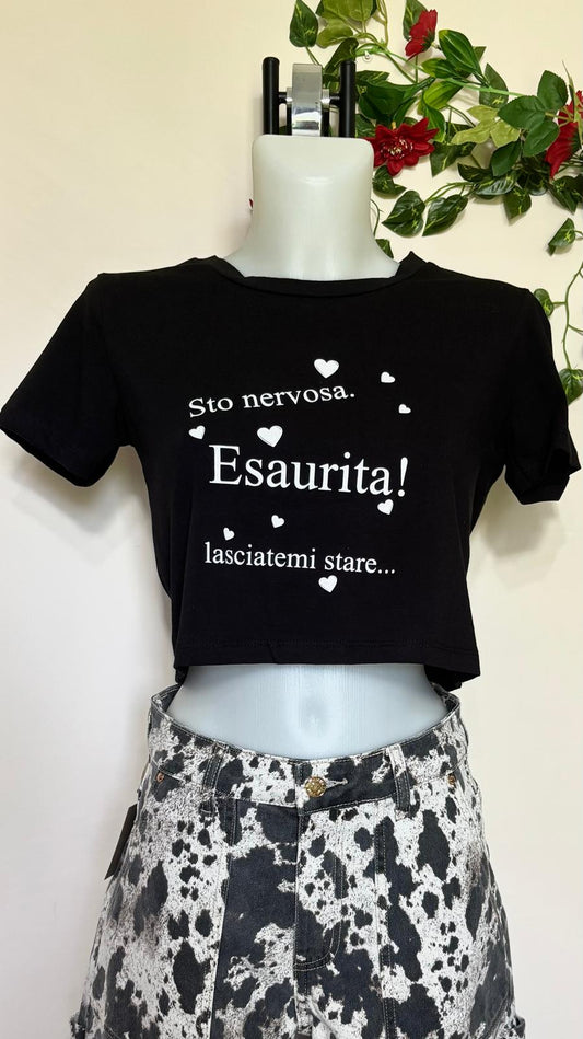T-shirt crop