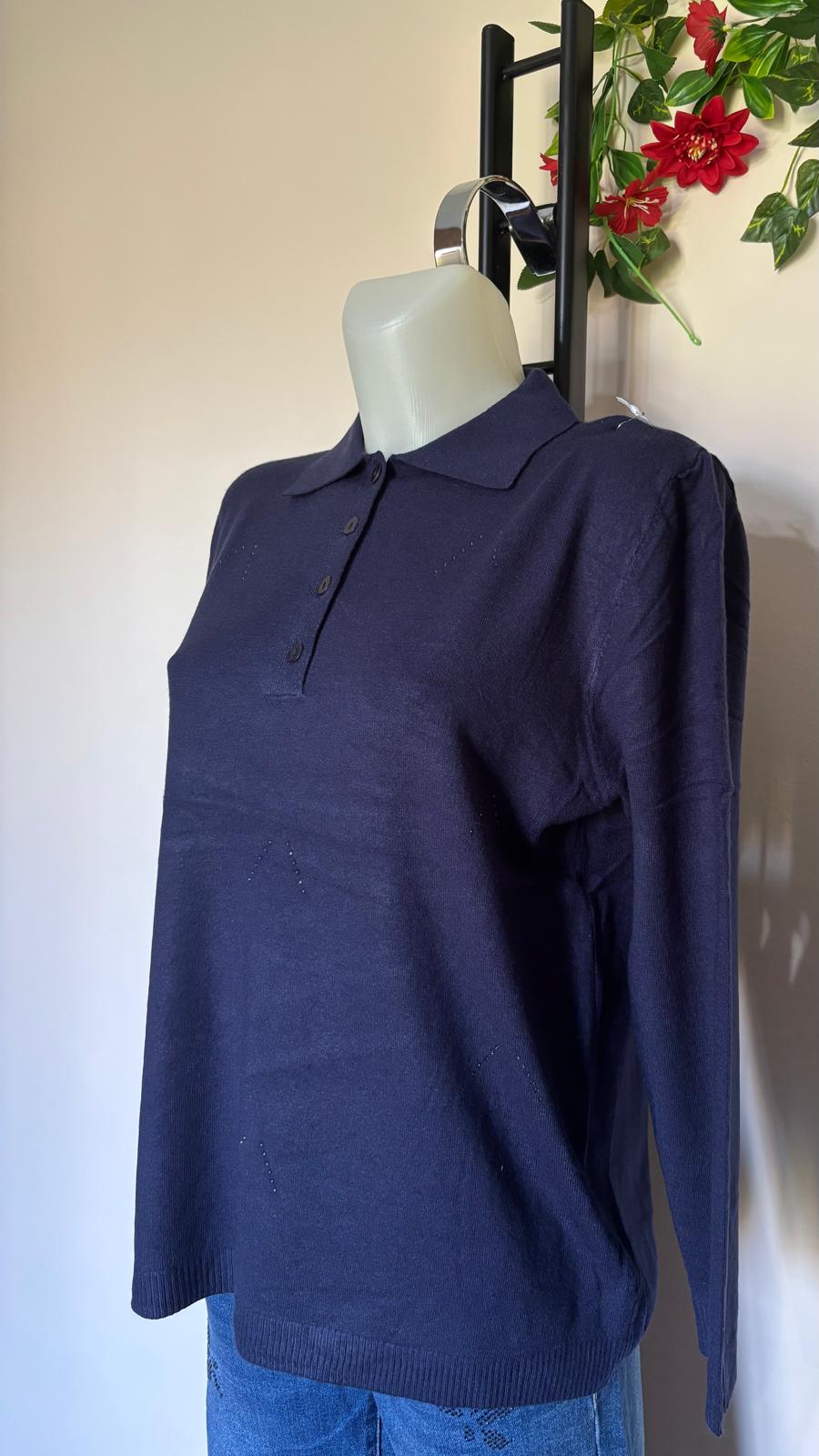 Maglia colletto con bottoni