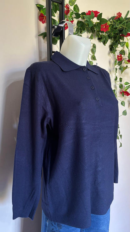 Maglia colletto con bottoni