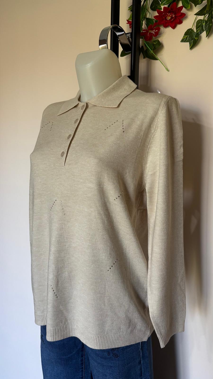 Maglia colletto con bottoni