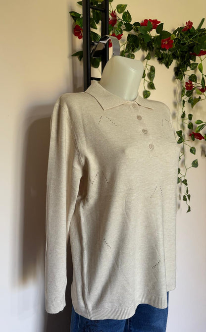 Maglia colletto con bottoni