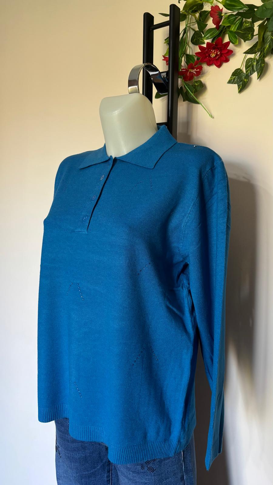 Maglia colletto con bottoni