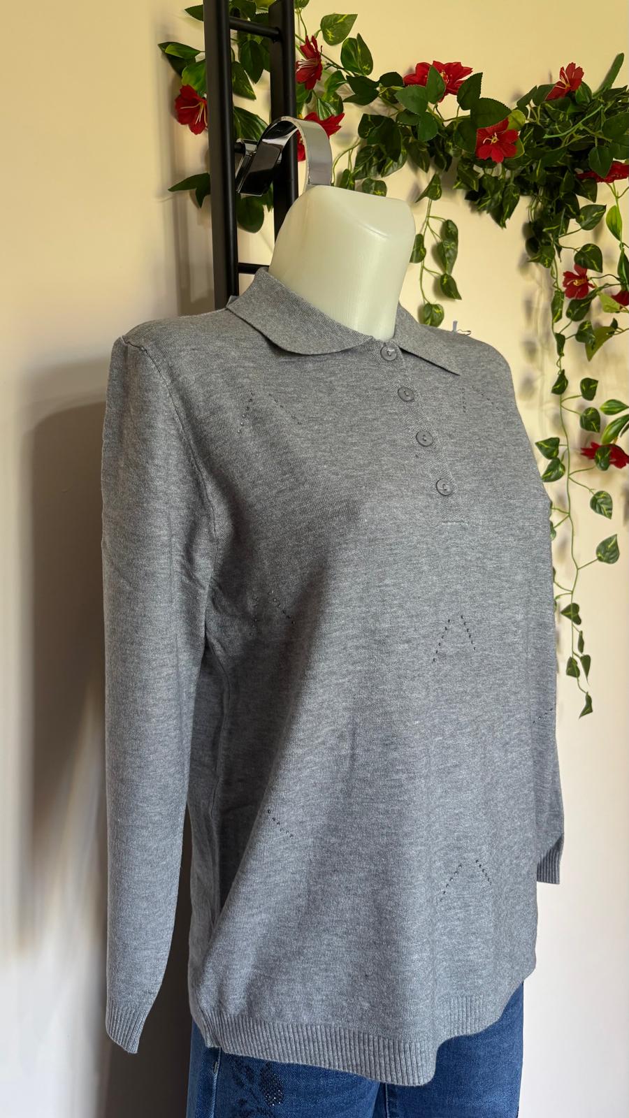 Maglia colletto con bottoni